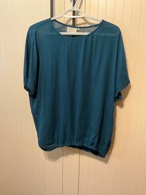 Kaffe Teal blouse